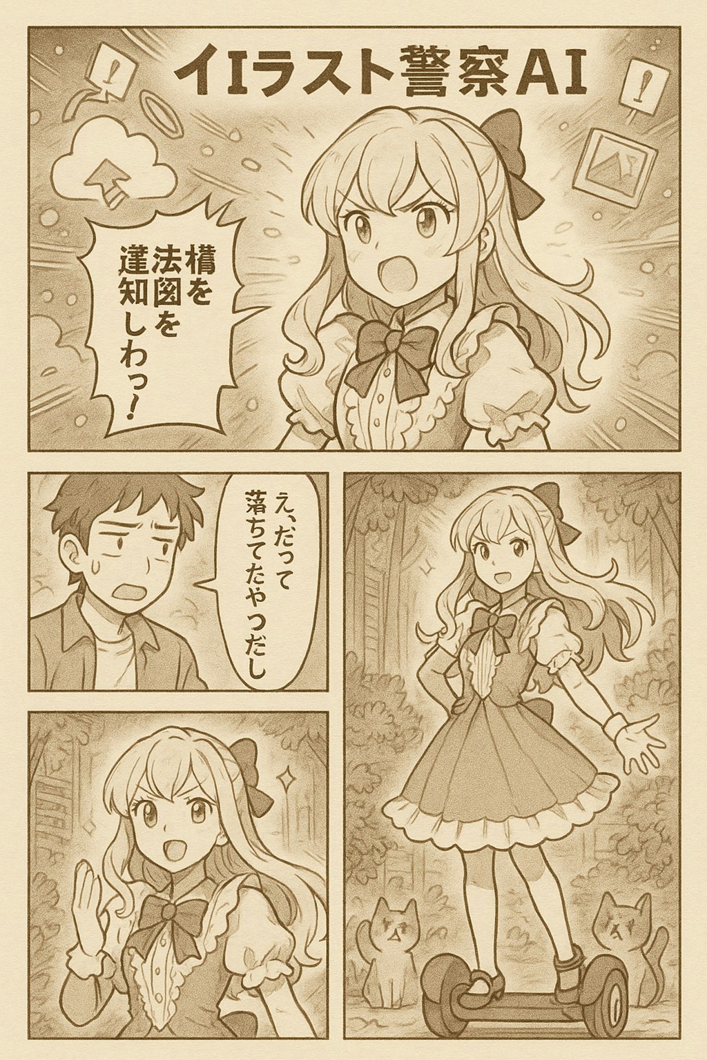 AIイラスト警察Aiはよ(ﾊﾞﾝﾊﾞﾝ