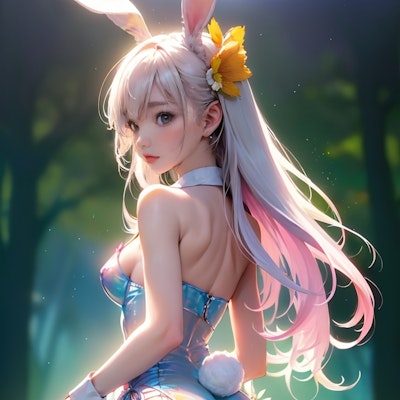 Daffodil flower Bunny Girl