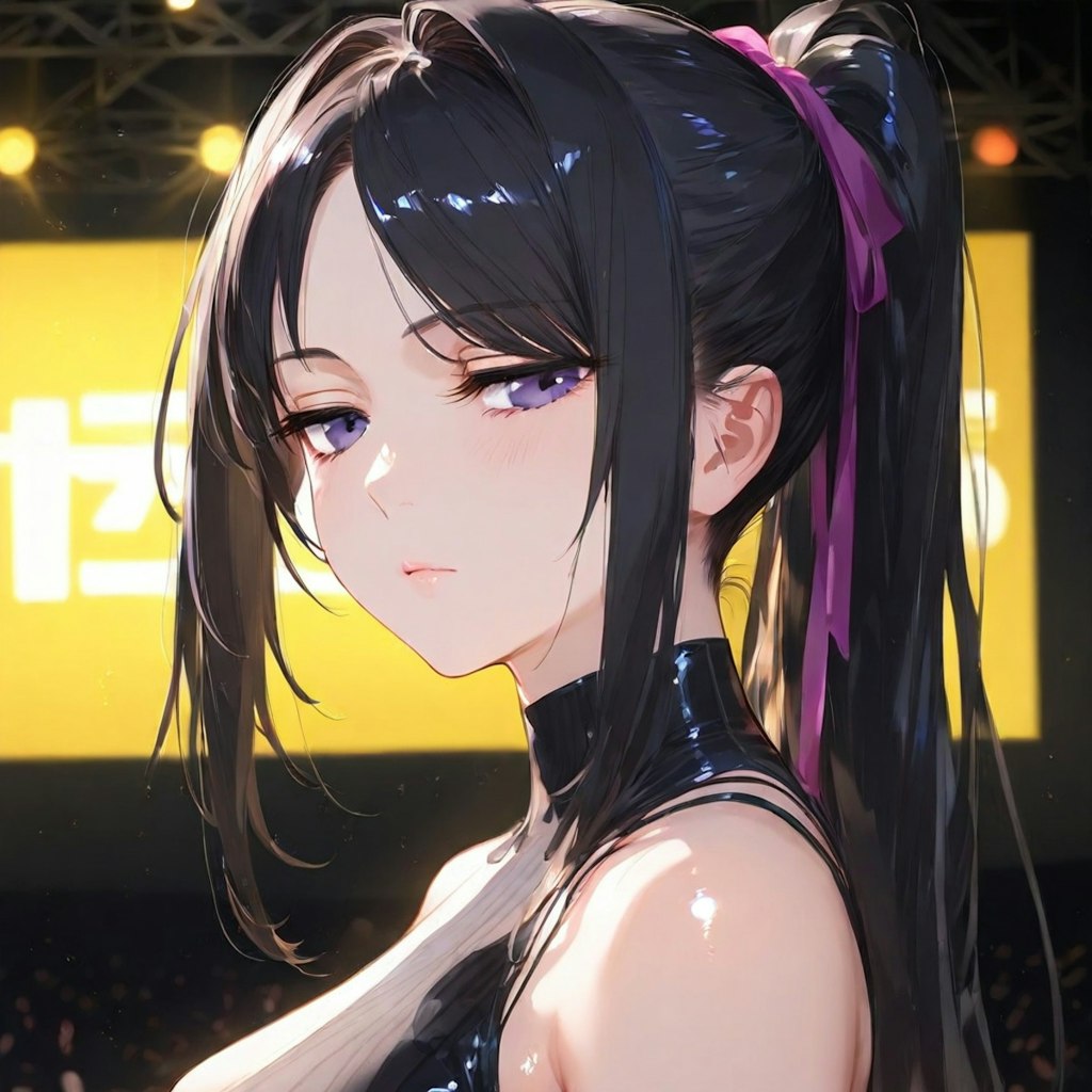 ちち生でジト目