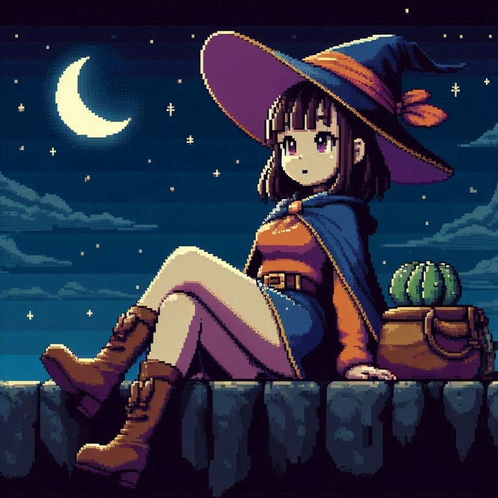 １魔女宅ドット絵シリーズ