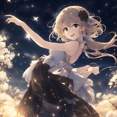 💓夜桜に咲き誇る 舞姫の輝き