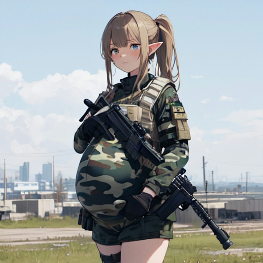 戦闘妊娠少女２０４