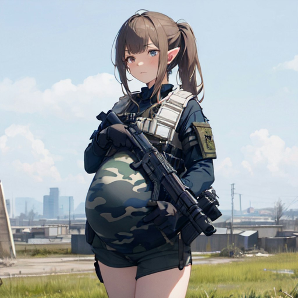 戦闘妊娠少女２０４