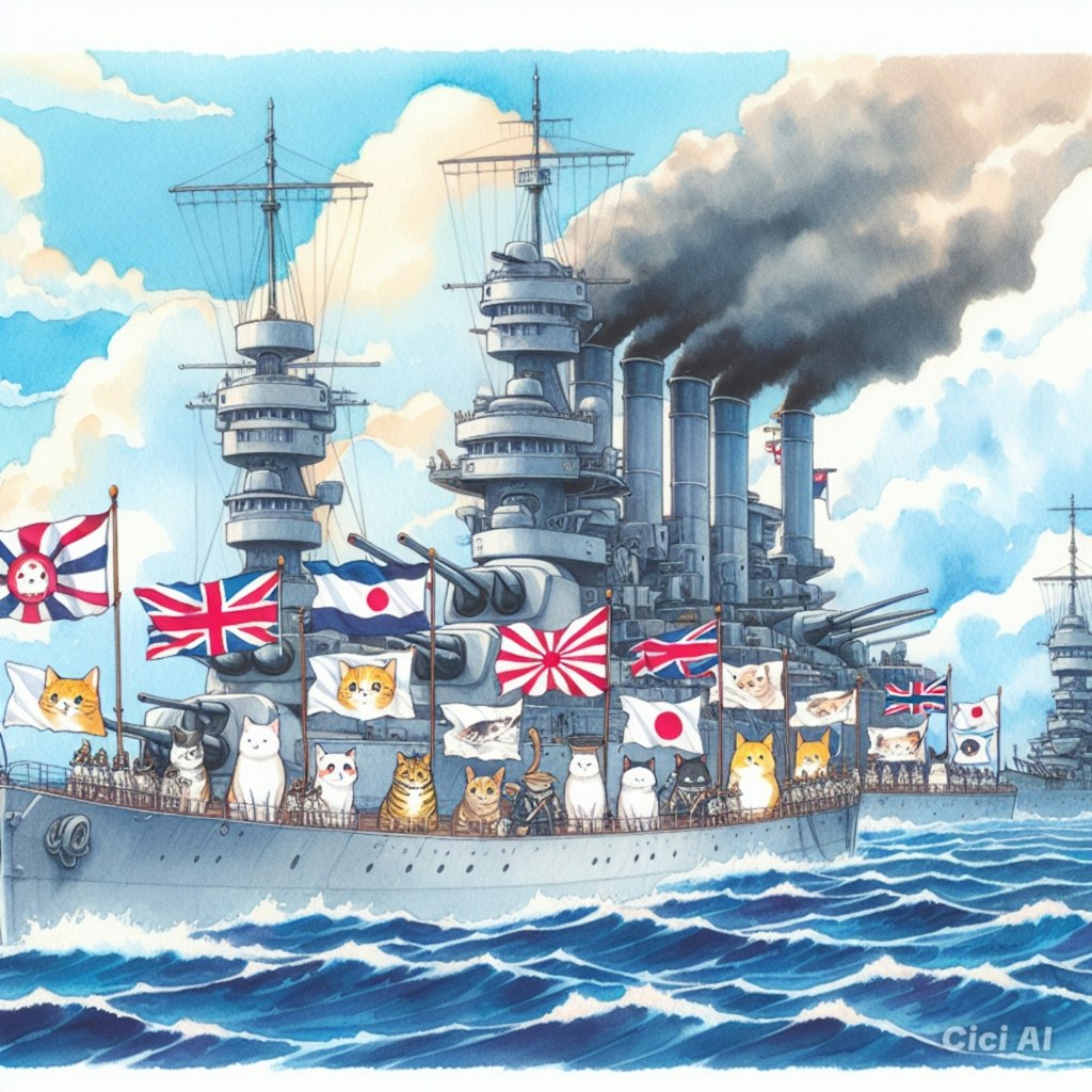 ヤマト艦隊 旗艦 戦艦ニャマト