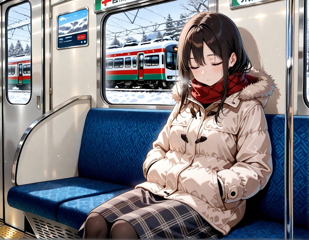 うたた寝の早朝電車