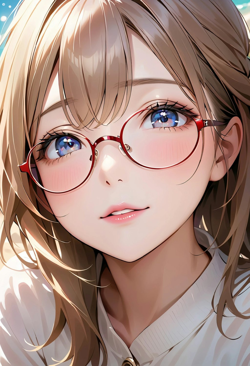 眼鏡似合うね