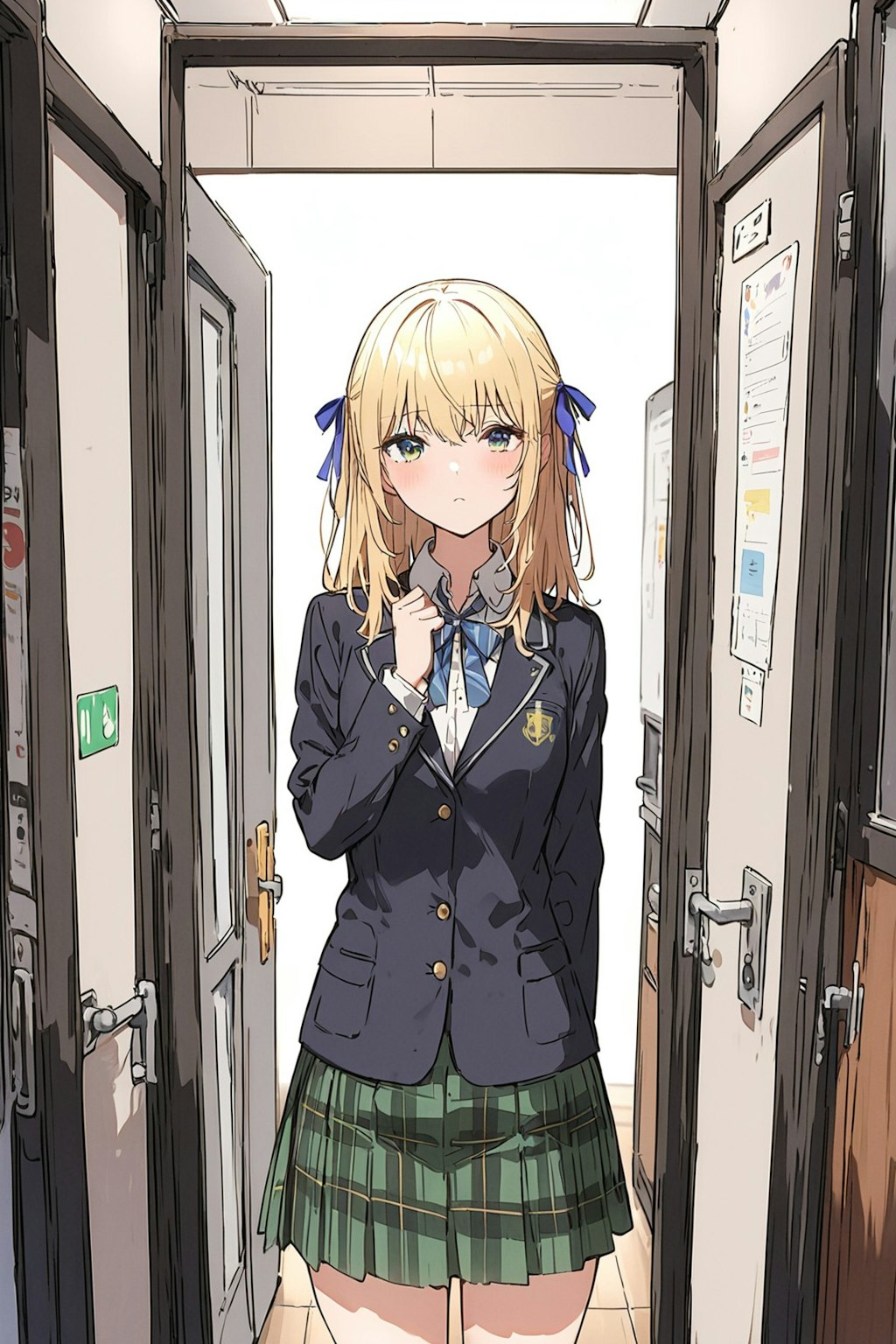 主要キャラたちが通う高校の制服