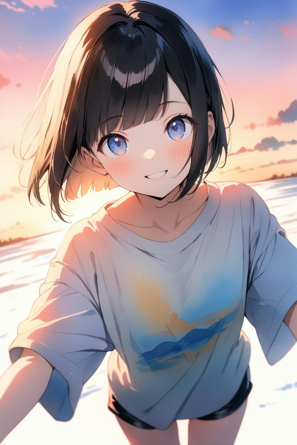 T-shirt girl