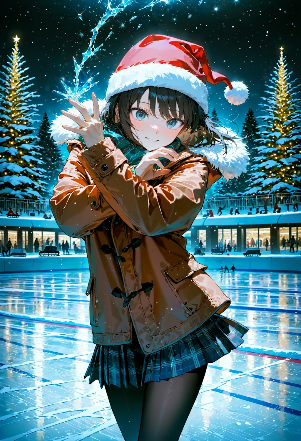 今日はスケートの日。クリスマス　その５