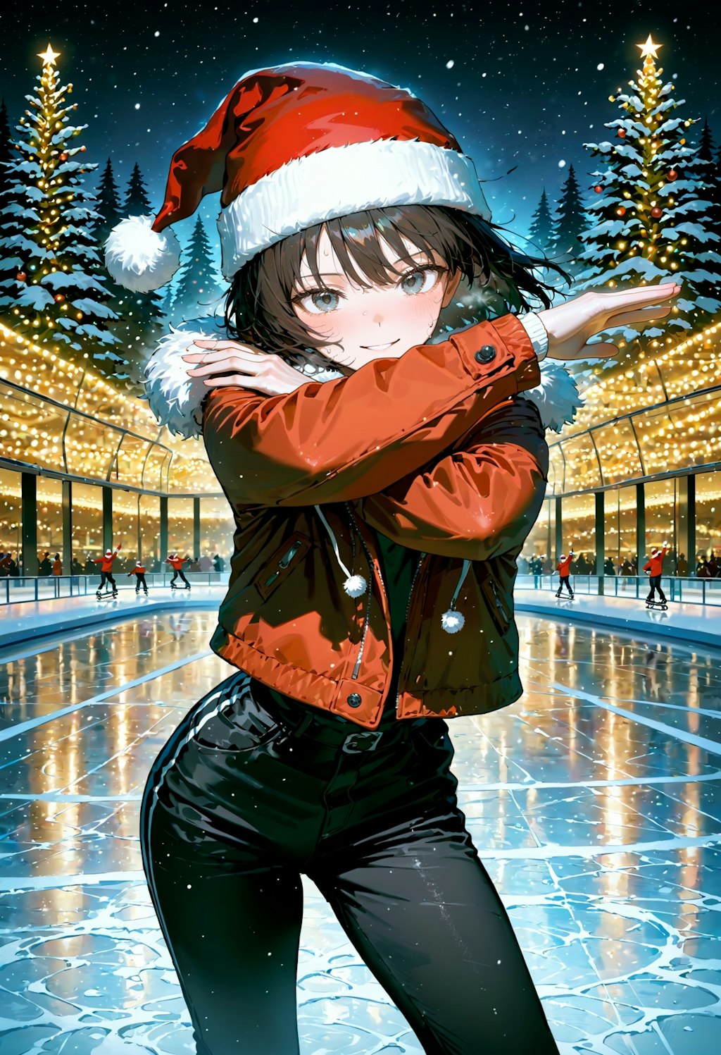 今日はスケートの日。クリスマス　その５