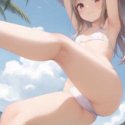 絹髪少女
