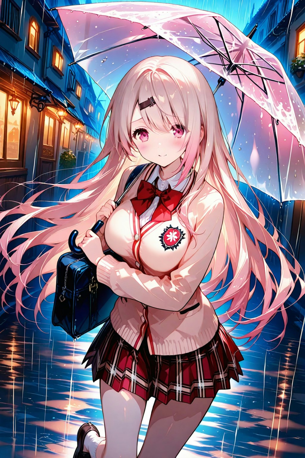 雨とビニール傘と椎名唯華