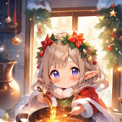 Elf preparing a meal 63