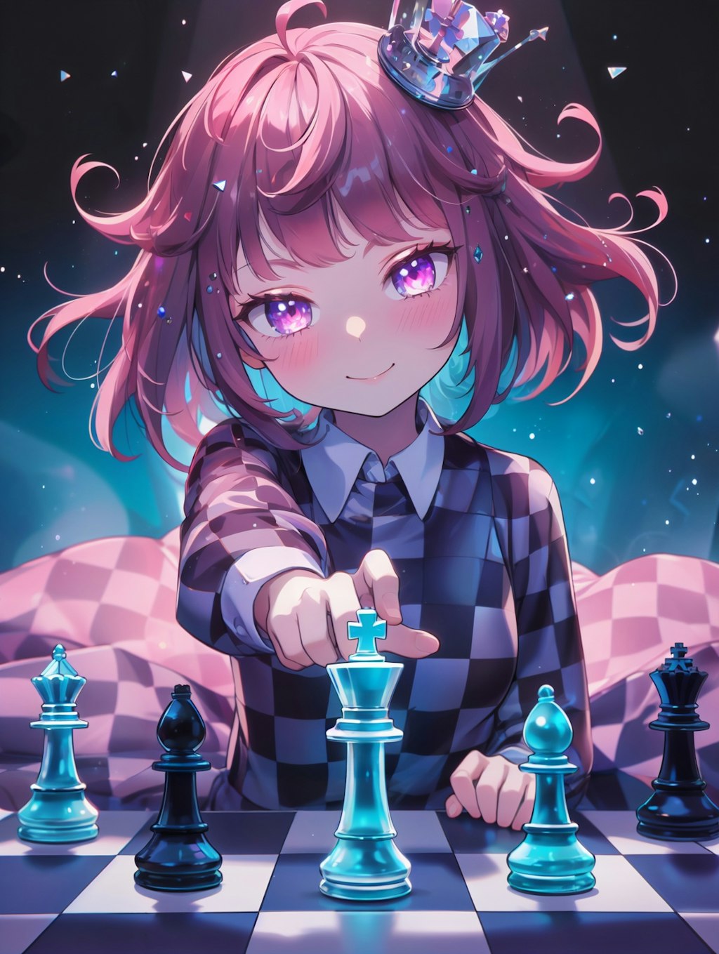 Check chess queen