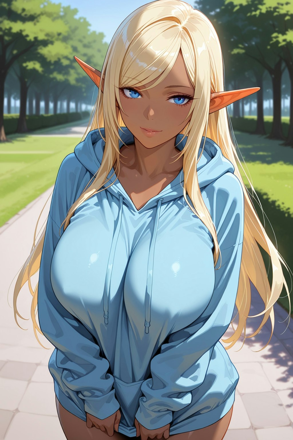 パーカーの下はどうなってるでしょうか♡