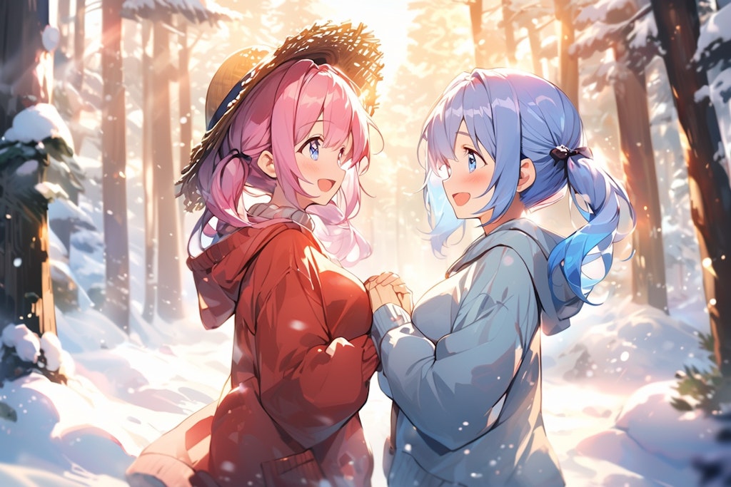 お兄ちゃん！雪ですよ~