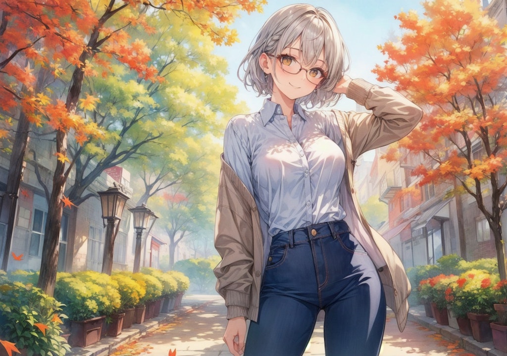 看板娘　autumn