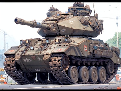 普通の戦車