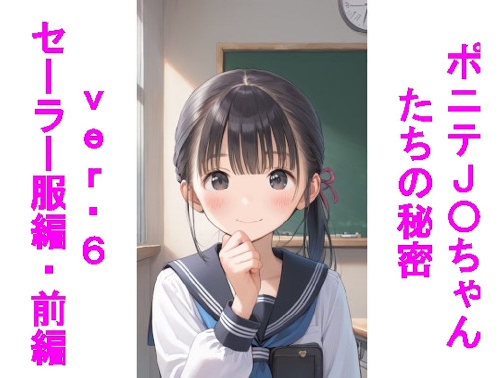 ポニテ〇リJ〇ちゃんたちの秘密ver.6セーラー服編・前編（380枚）