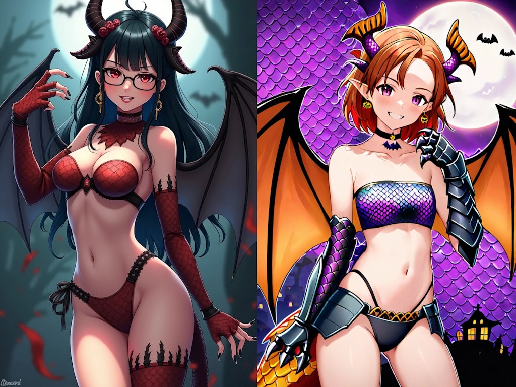 魔物娘とハロウィン？９枚