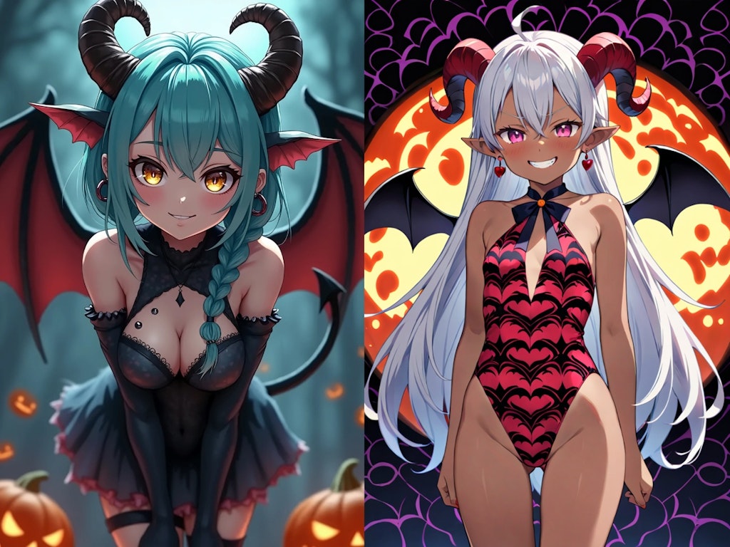 魔物娘とハロウィン？９枚