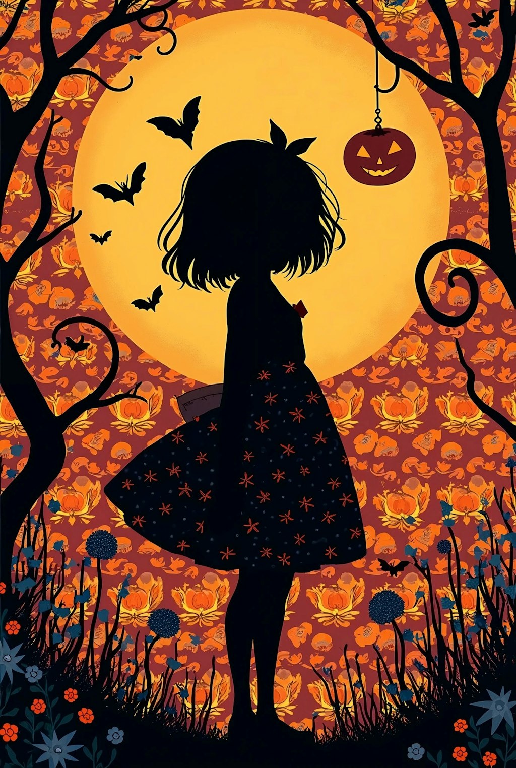 キテンゲ×Halloween×浮世絵６枚