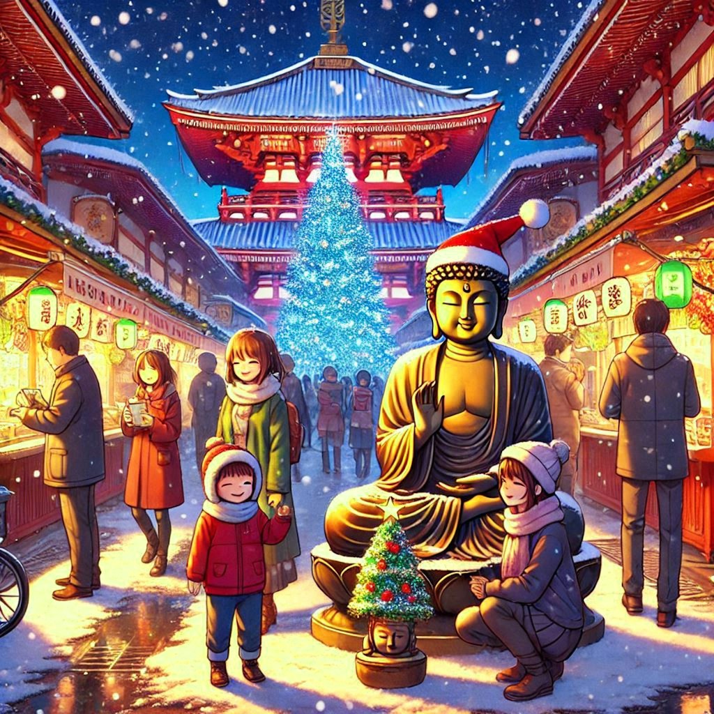 寺町にもクリスマス