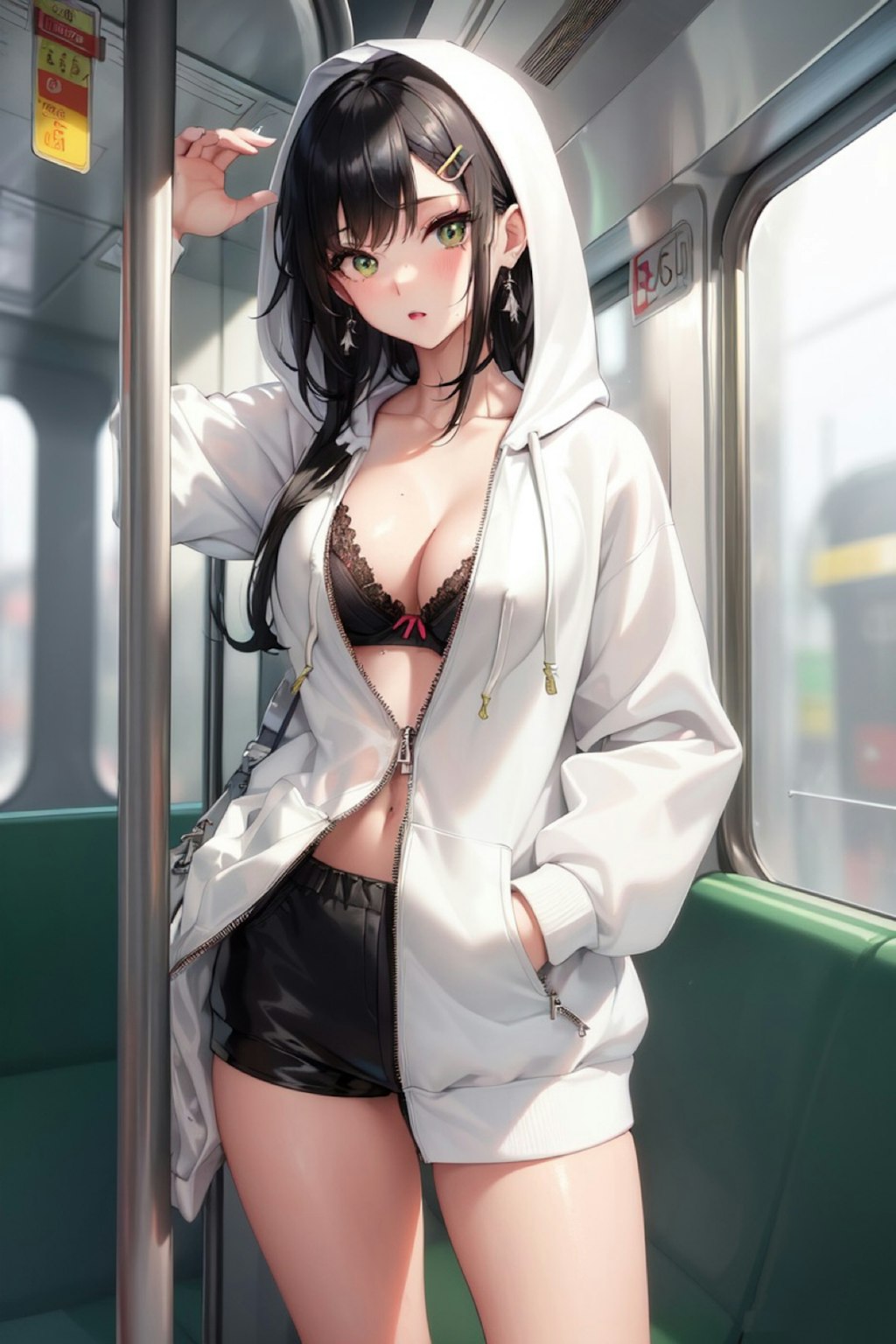 誘惑の電車💖