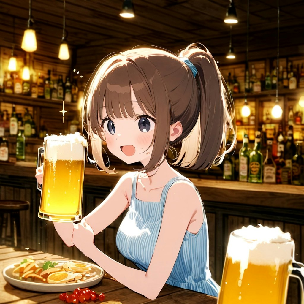 居酒屋で乾杯