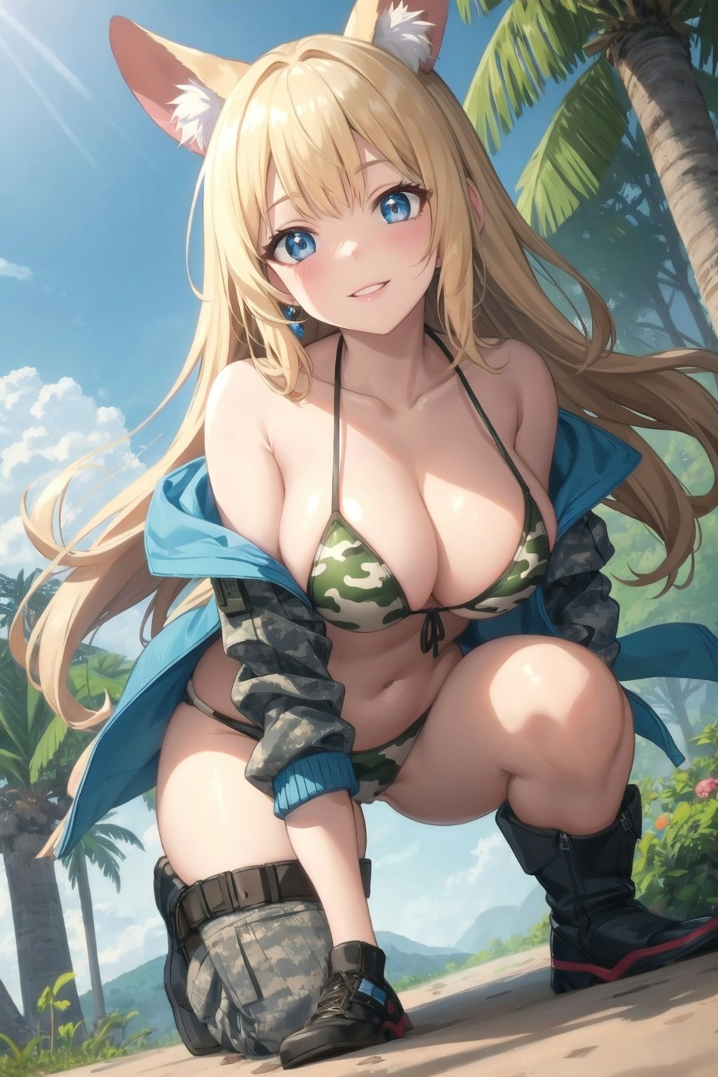 前脚にもスニーカー？