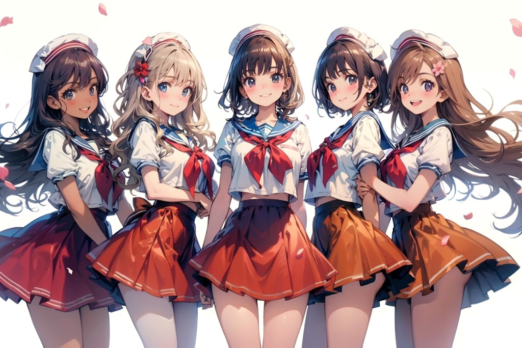 5 sailor girls