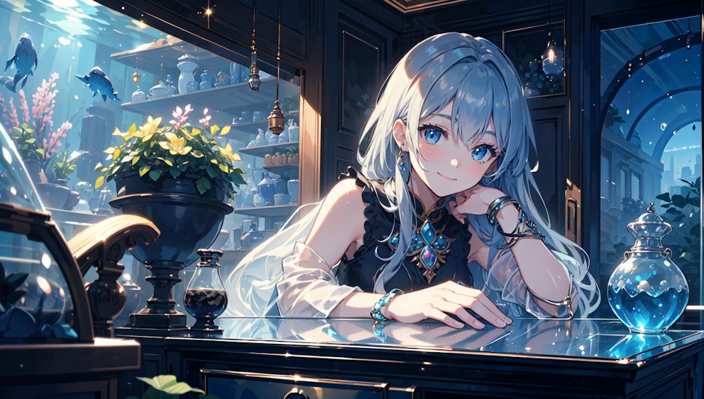 Café  AQUA BLUE