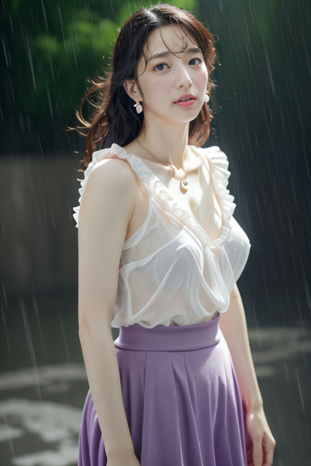 熟女　雨　KN-3