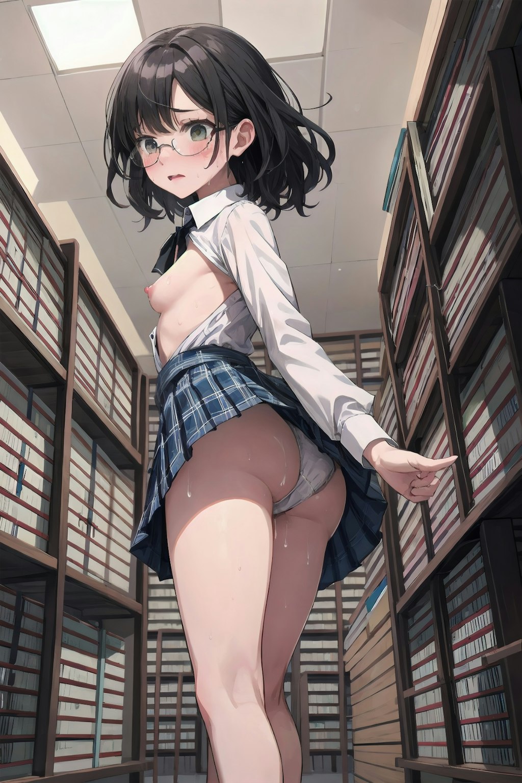 図書館羞恥