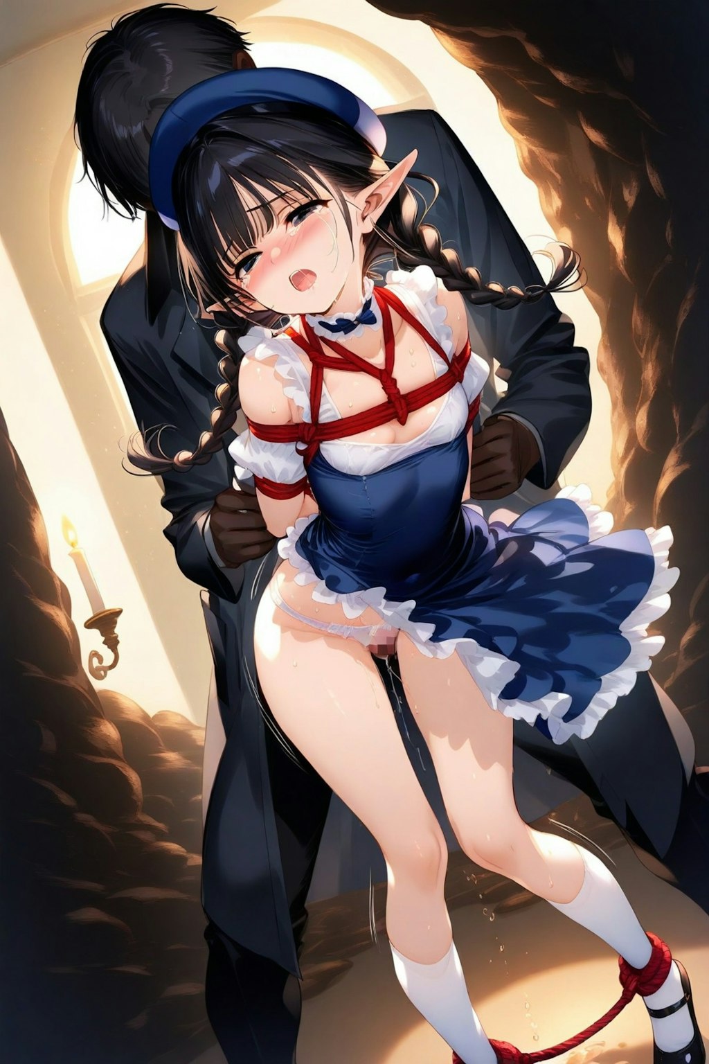 エルフ少女の淫らな黄昏