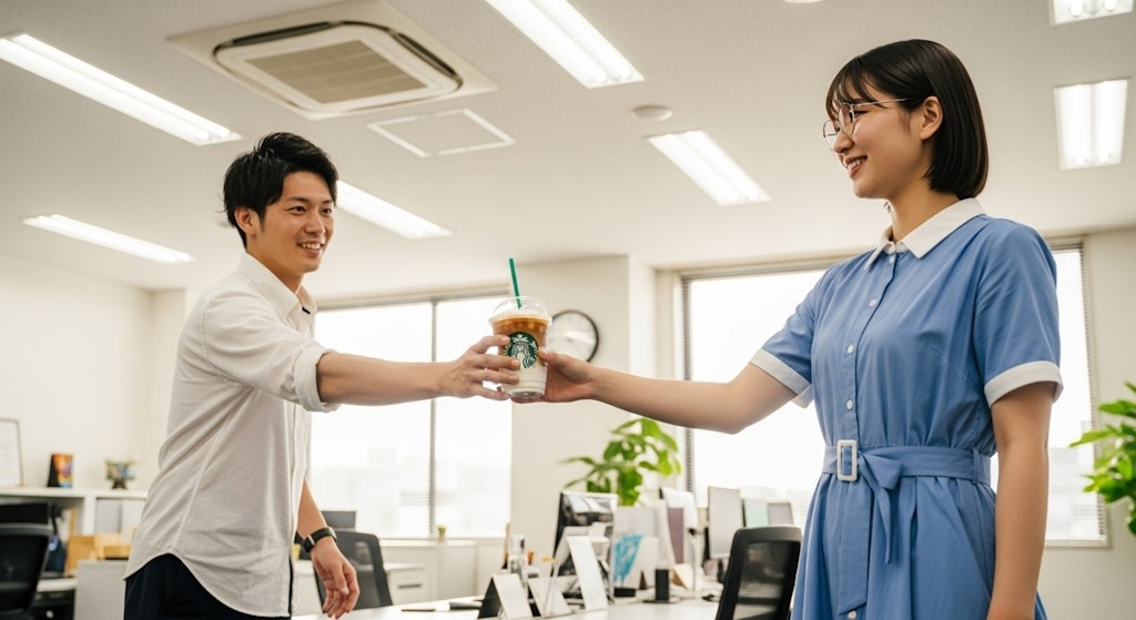 味に若干の違和感があるスタバの差し入れの真相