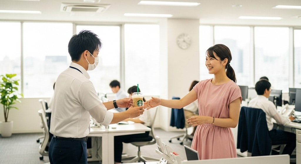 味に若干の違和感があるスタバの差し入れの真相