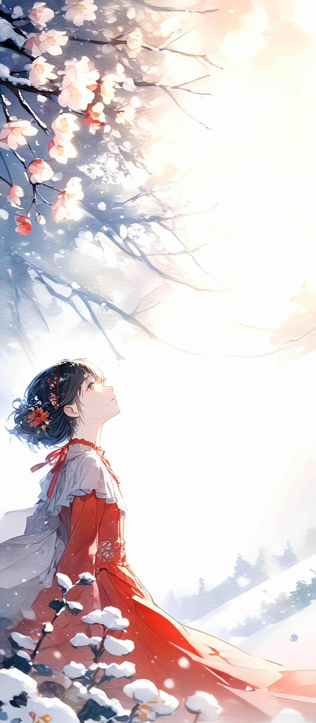 花と少女