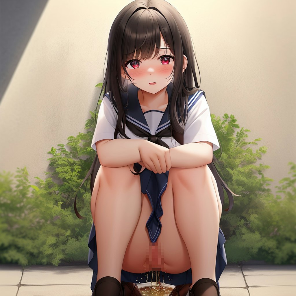 黒髪放尿娘ちゃん４７