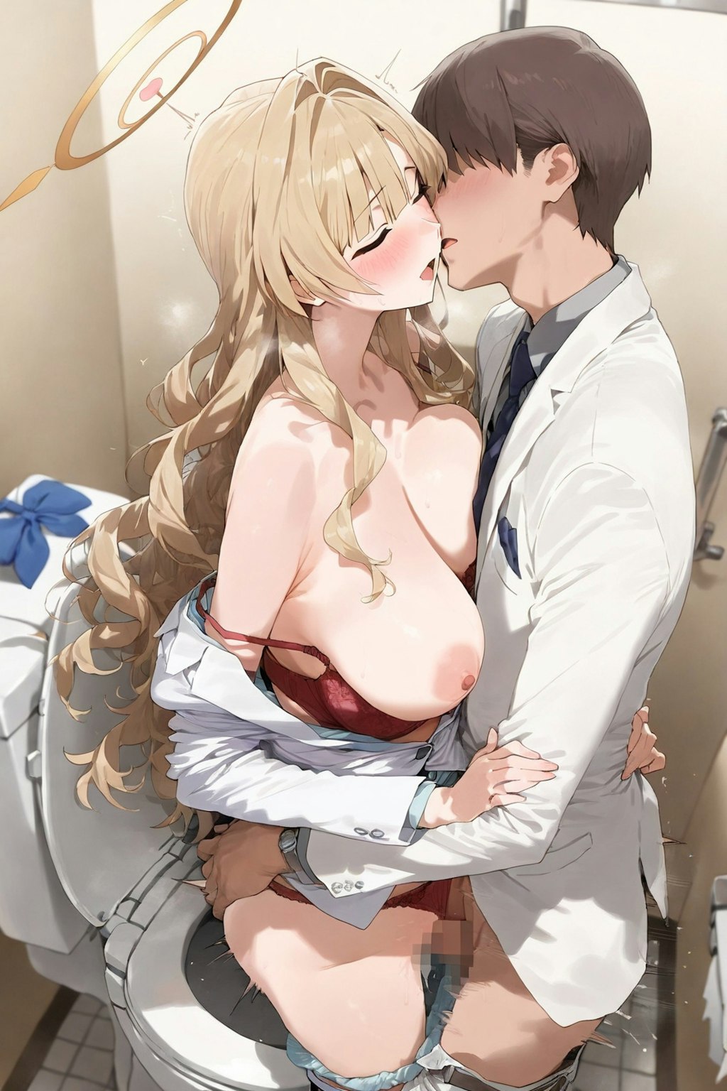 トイレえっち：ルシファー　❹