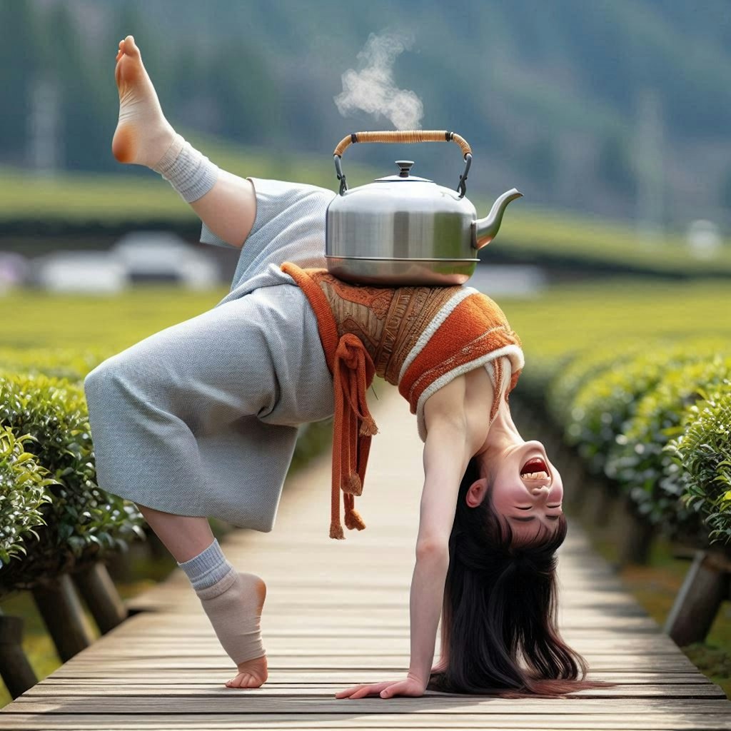 ヘソで茶を沸かす画像