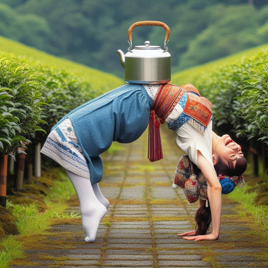 ヘソで茶を沸かす画像