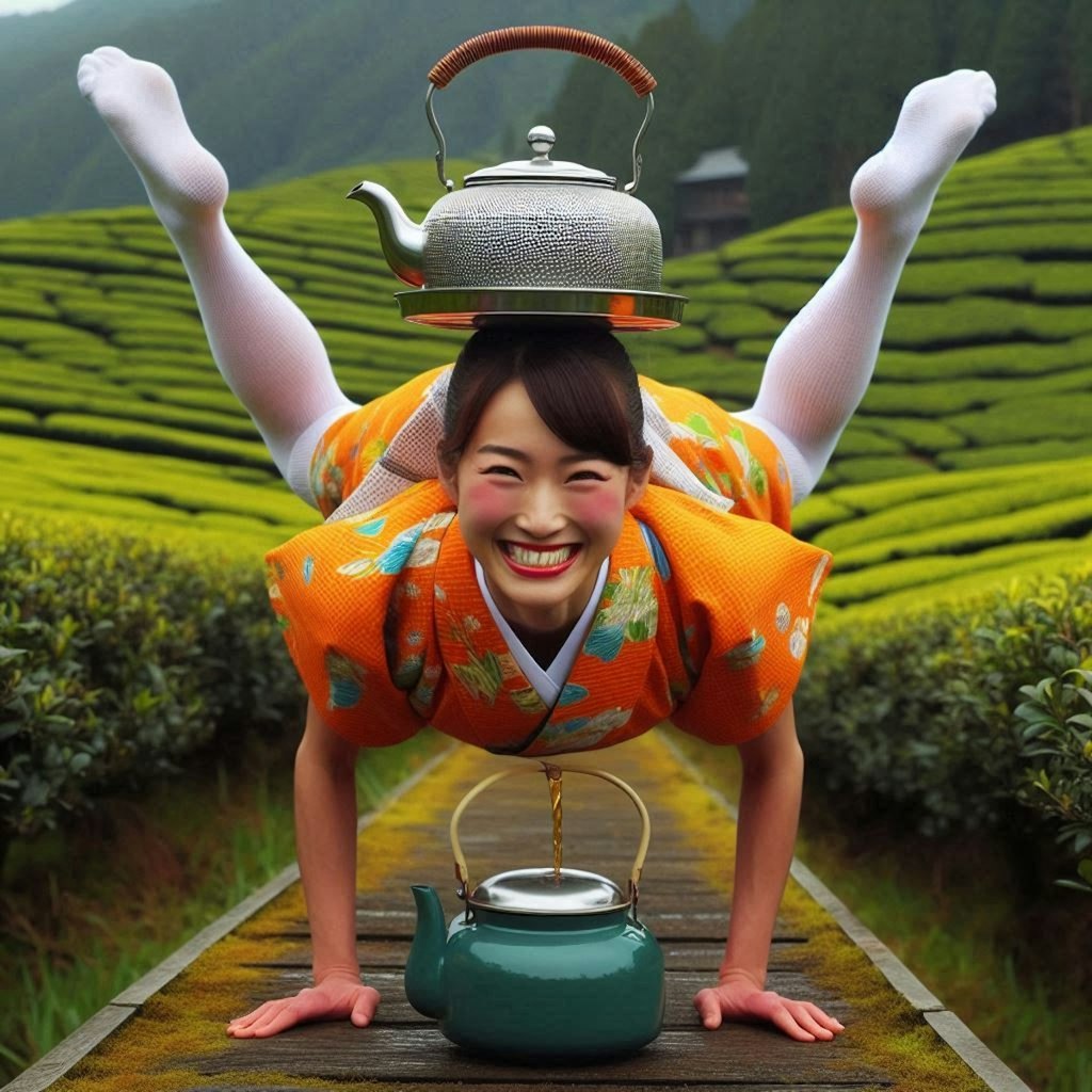 ヘソで茶を沸かす画像