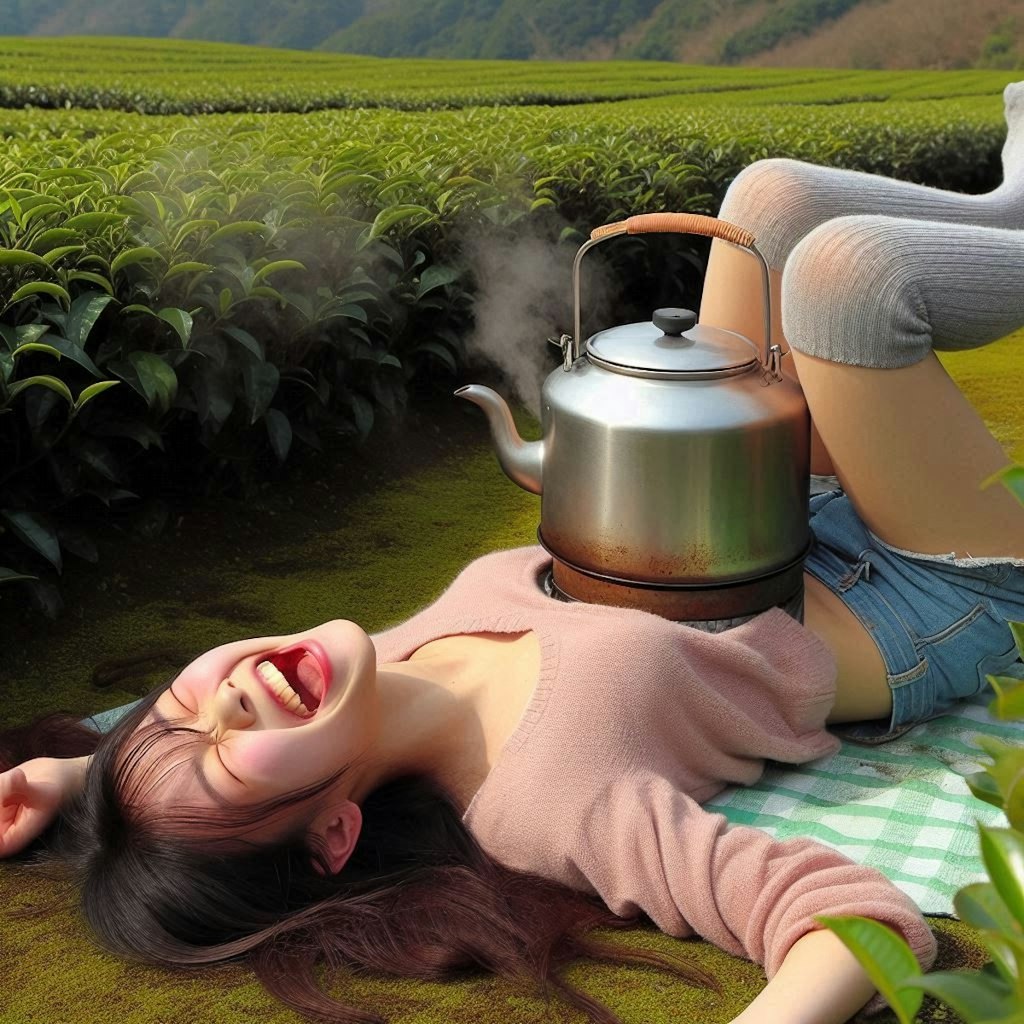 ヘソで茶を沸かす画像