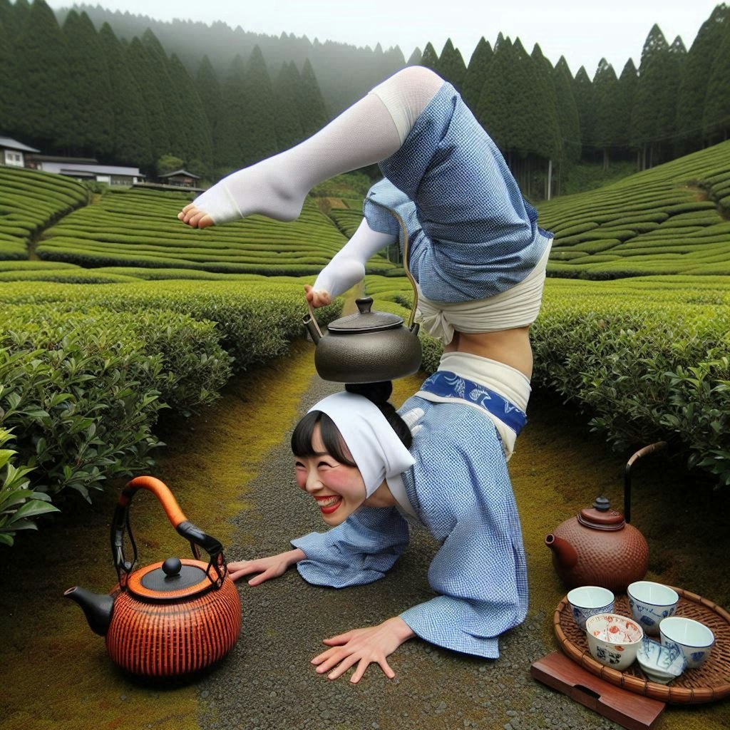 ヘソで茶を沸かす画像