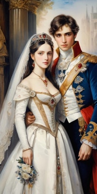 ヴィクトリア女王とアルバートの結婚式