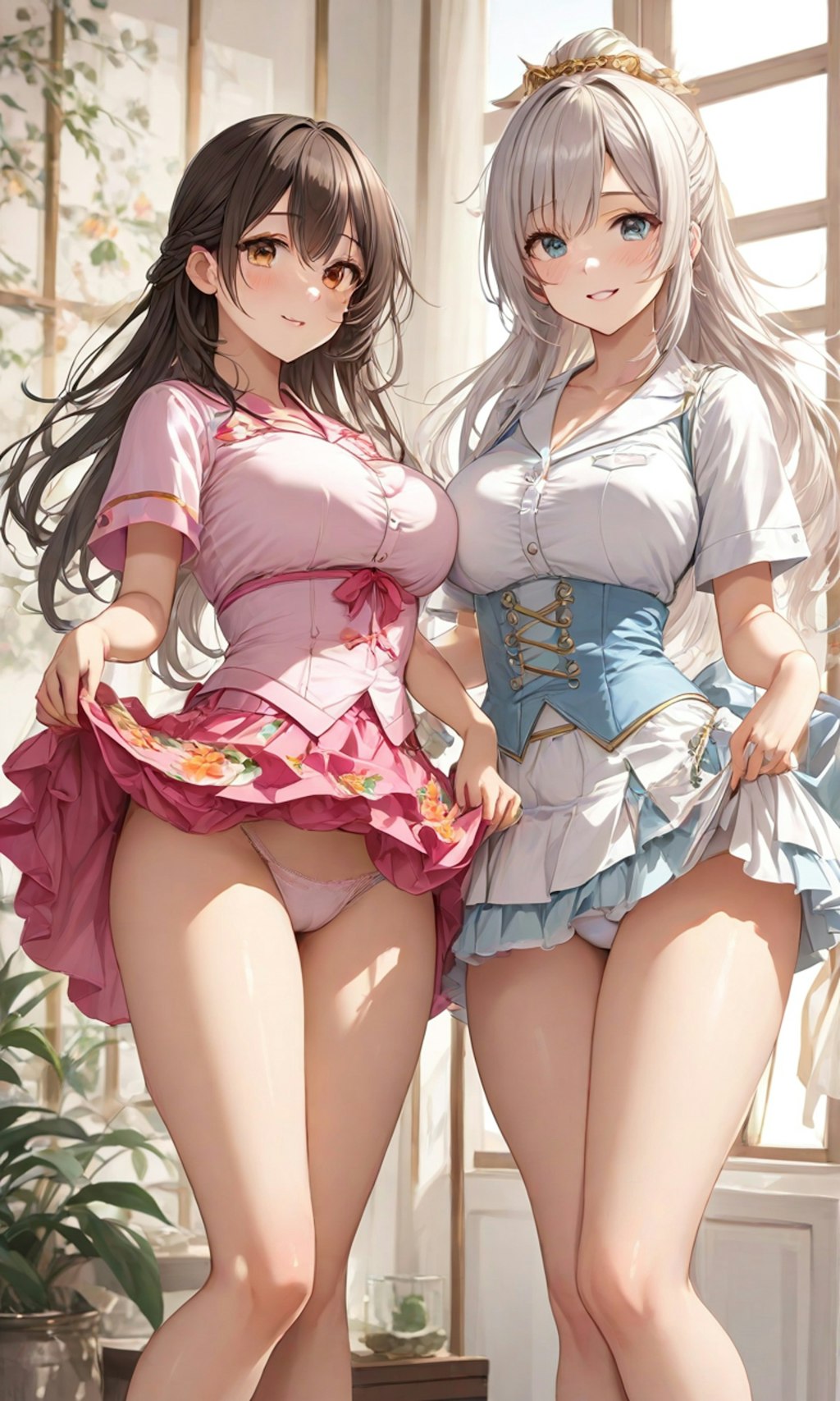 パンチラとセーラー服と女子高校生と