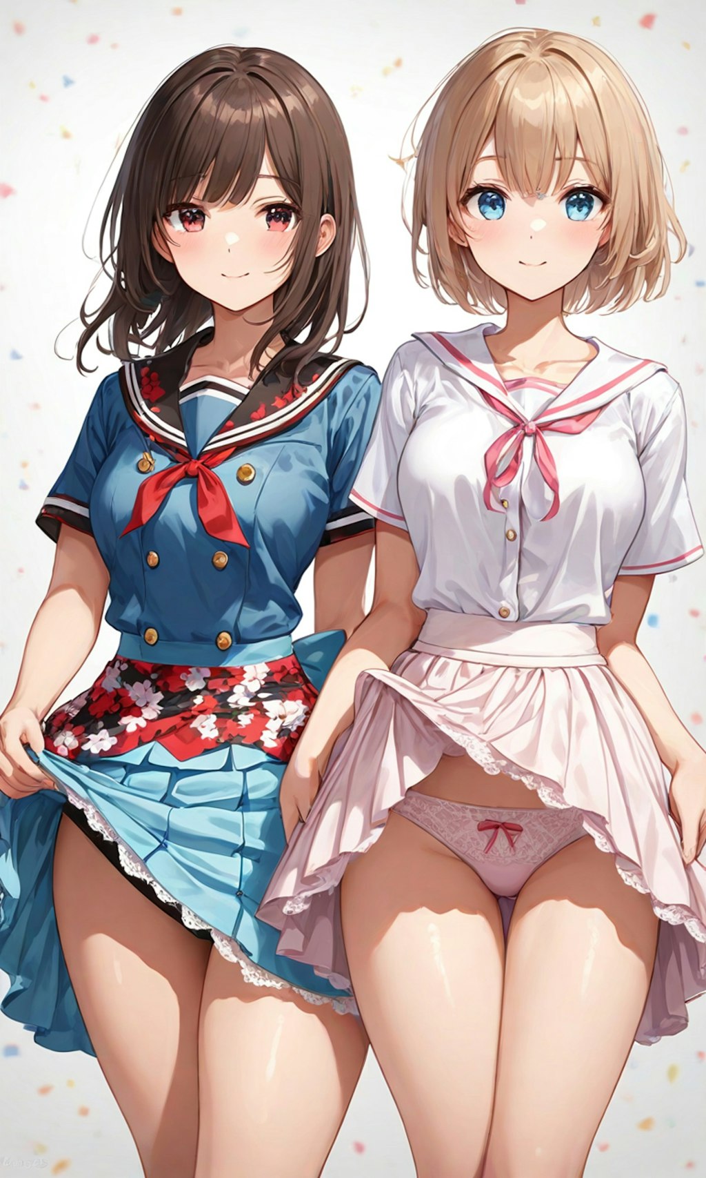 パンチラとセーラー服と女子高校生と