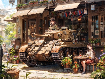 戦車カフェ