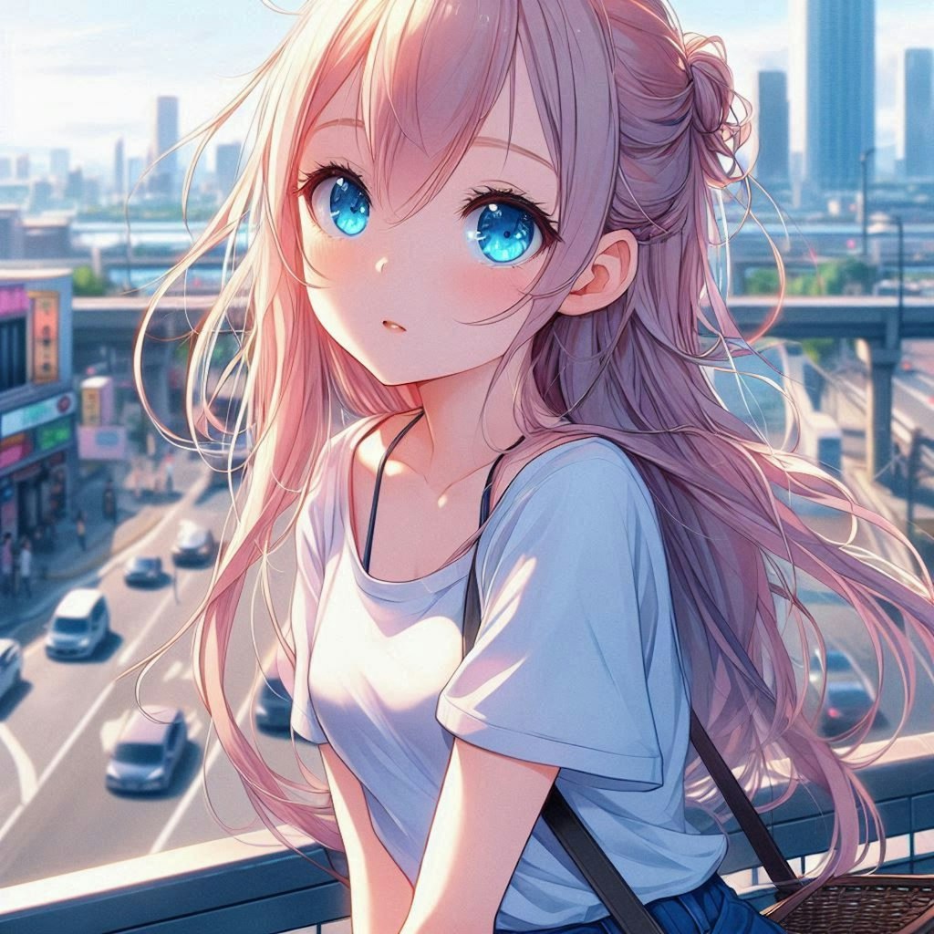 都会の女の子 city girl